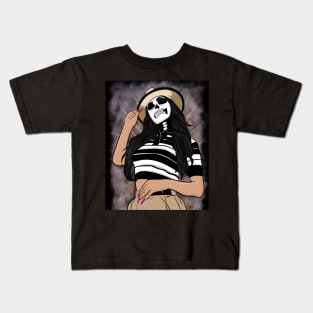 chola skull Kids T-Shirt